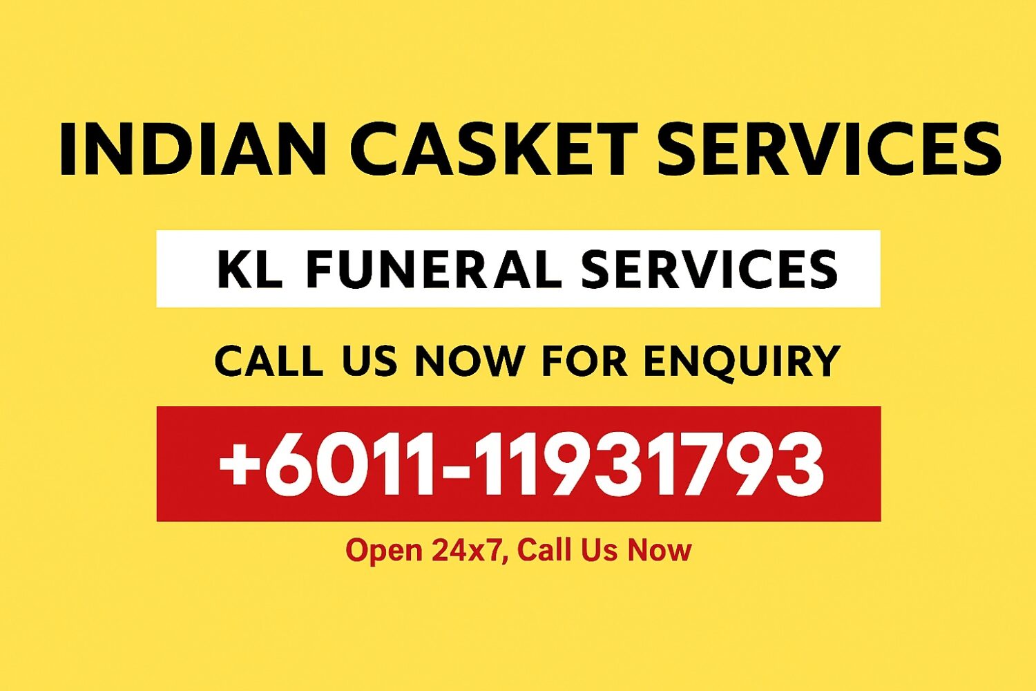 Indian Casket Services - 24/7