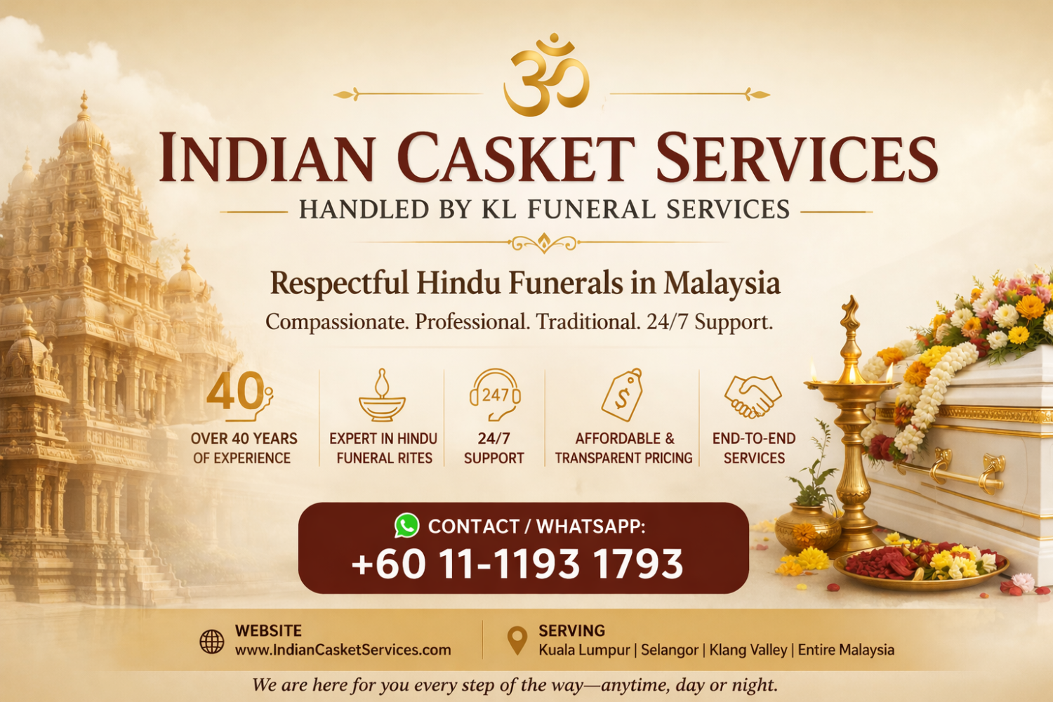 Indian Casket Services - 24/7